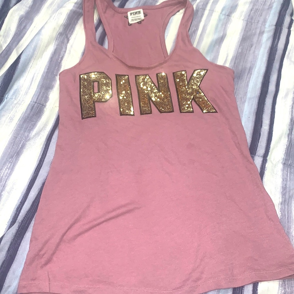 Victoria’s Secret pink sequin tank